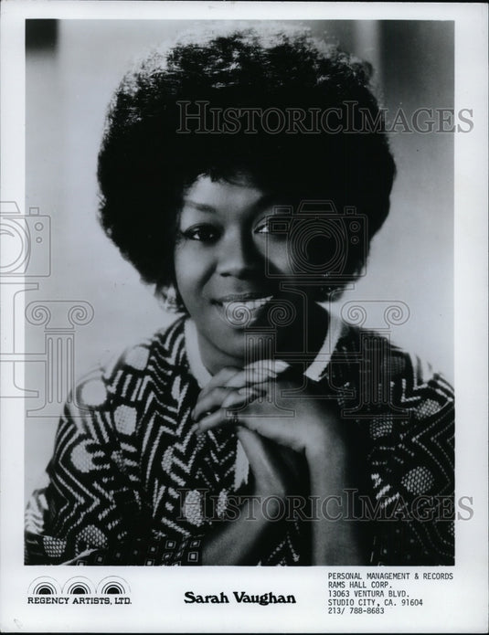1978, Sarah Vaughan, Jazz singer - cvp92138 - Historic Images