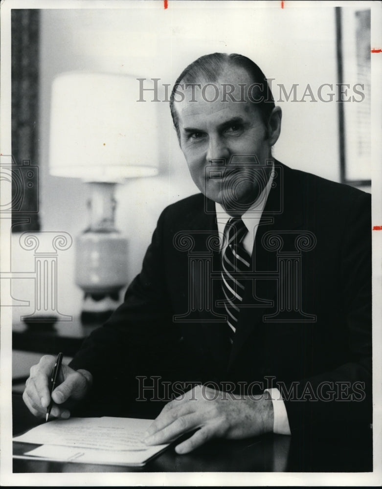 1978 Press Photo Richard B. Tullis, Chairman and CEO of Harris Corp. - cvp92176 - Historic Images