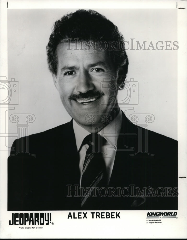 1989, Alex Trebek host of Jeopardy! - cvp92208 - Historic Images