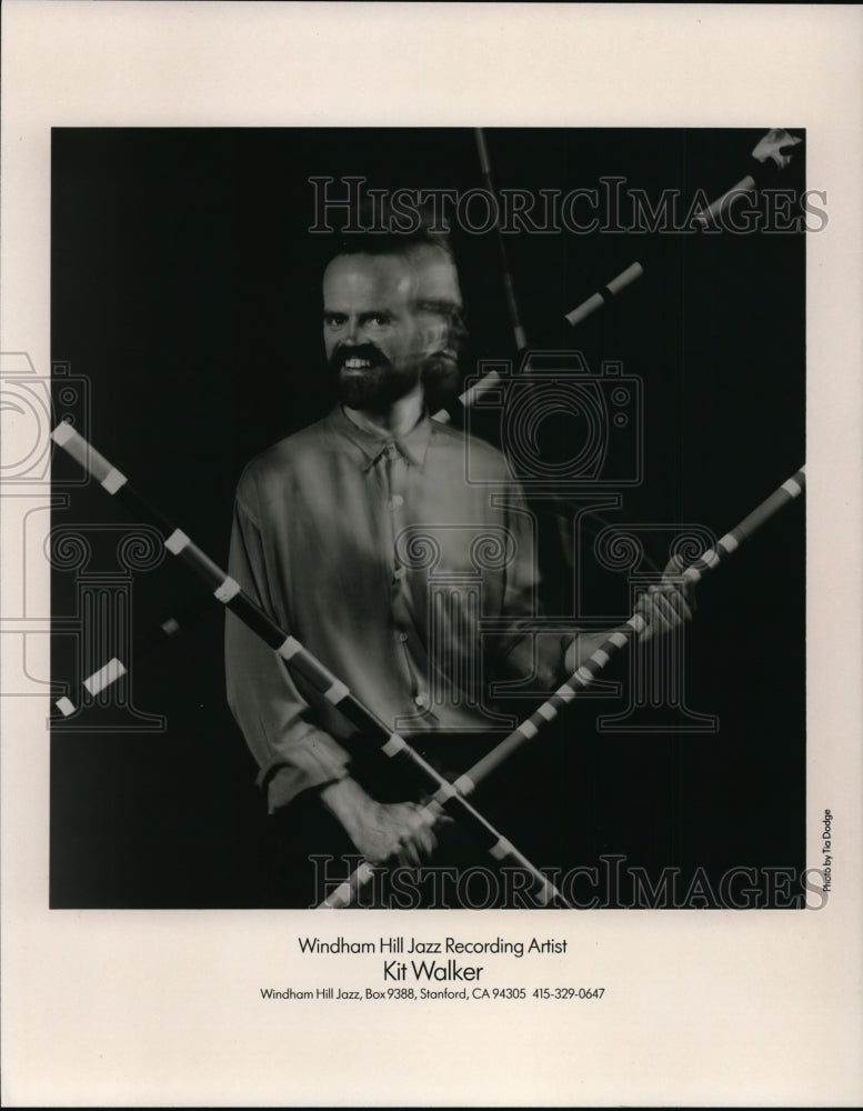1987, Windham Hill Jazz Recording Artist Kit Walker - cvp92218 - Historic Images