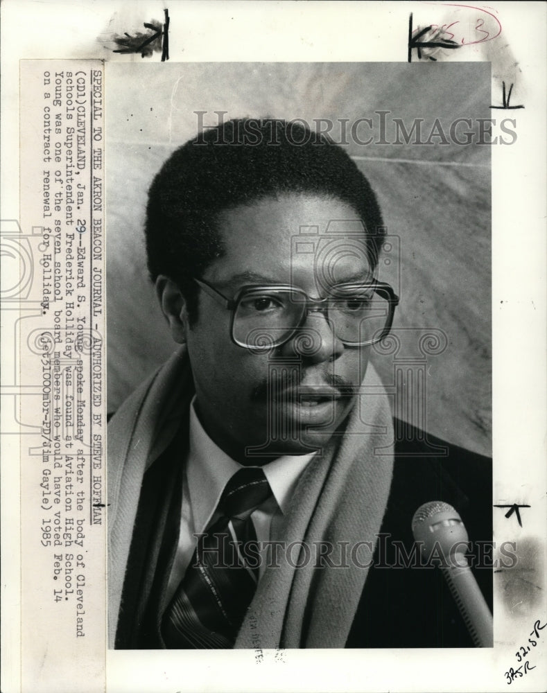 1985 Edward S. Young-school board - Historic Images