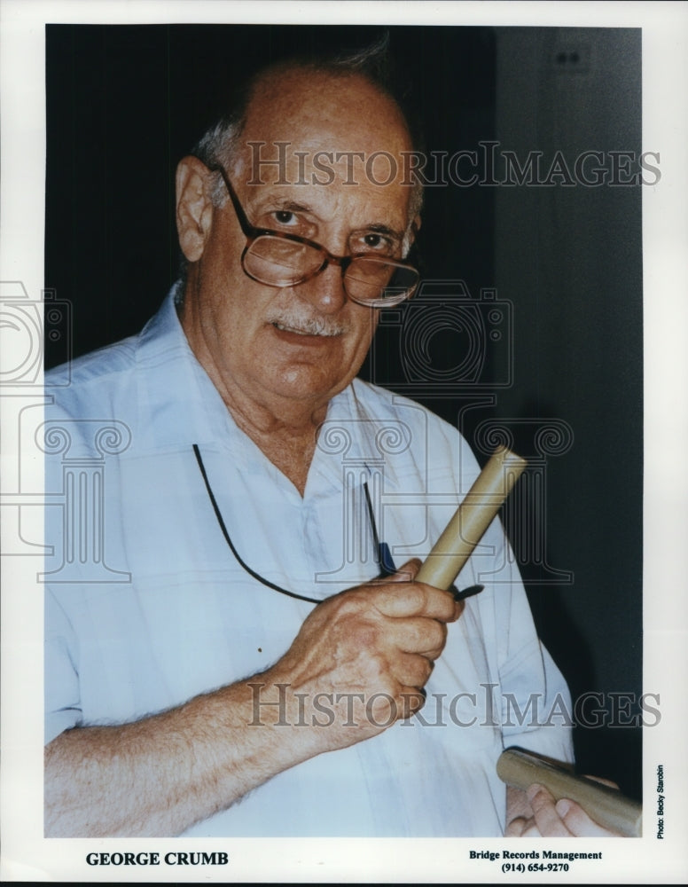 Press Photo George Crumb, composer of avant garde music - cvp92411-Historic Images