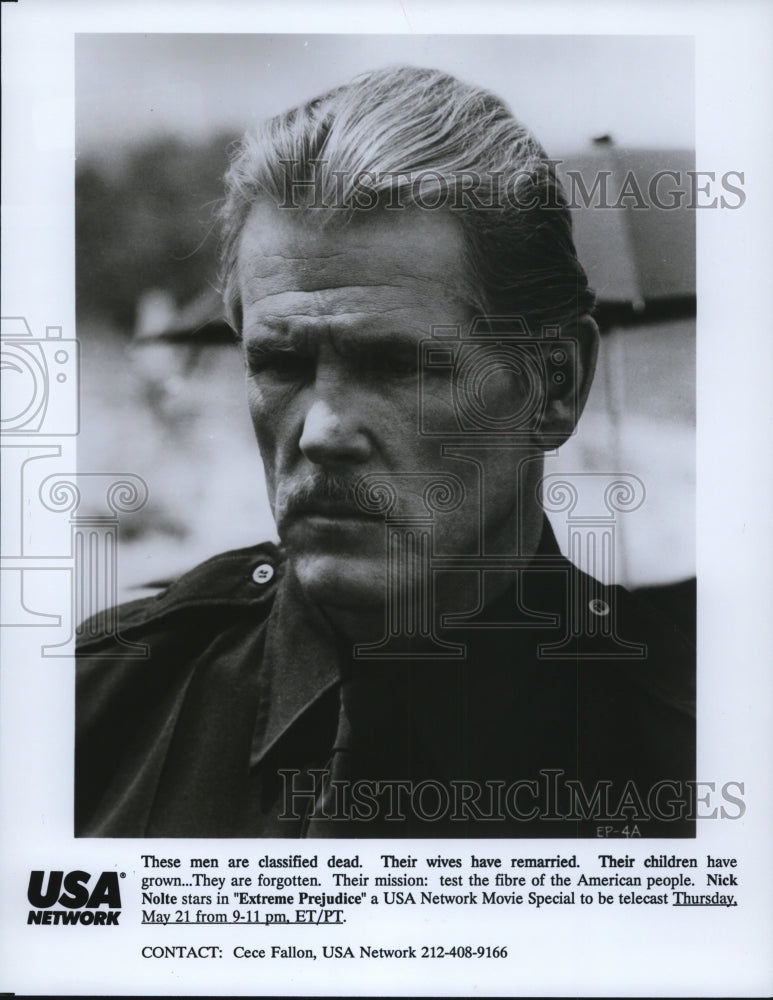 1992 Press Photo Nick Nolte-Extreme Prejudice - cvp92516 - Historic Images