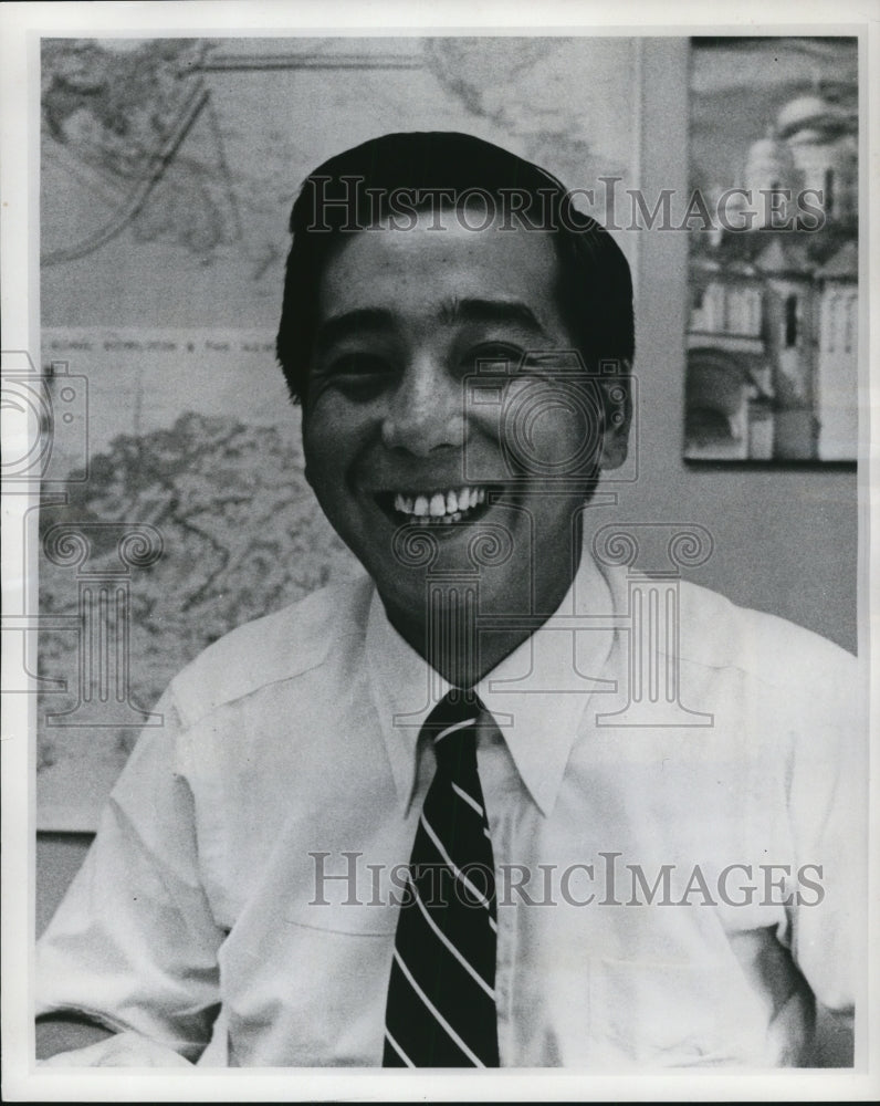 1978 Press Photo Newsweek International Executive Director Shinyoku Sai - Historic Images