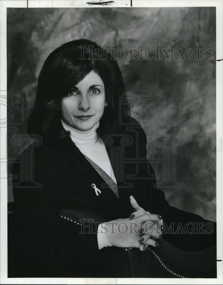 1993 Press Photo Lucie Salhany, Chairman of Fox Broadcasting Company. - Historic Images