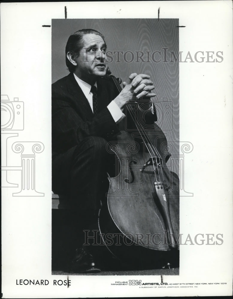 1981, Leonard Rose - cvp93048 - Historic Images