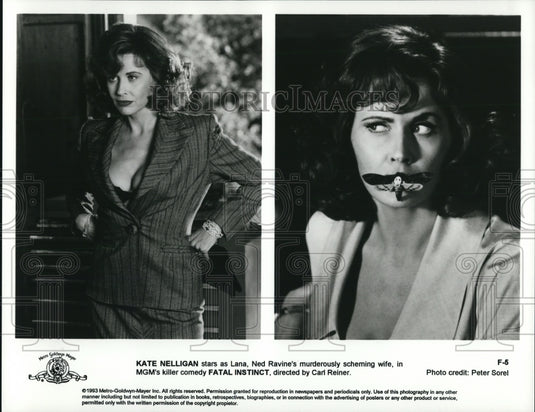 1993 Press Photo Kate Nelligan in Fatal Instinct. - cvp93244- Historic Images