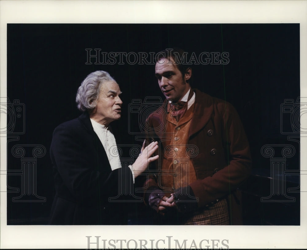 2000, Dudley Swetland and Kurt Rhoads in A Christmas Carol. - Historic Images