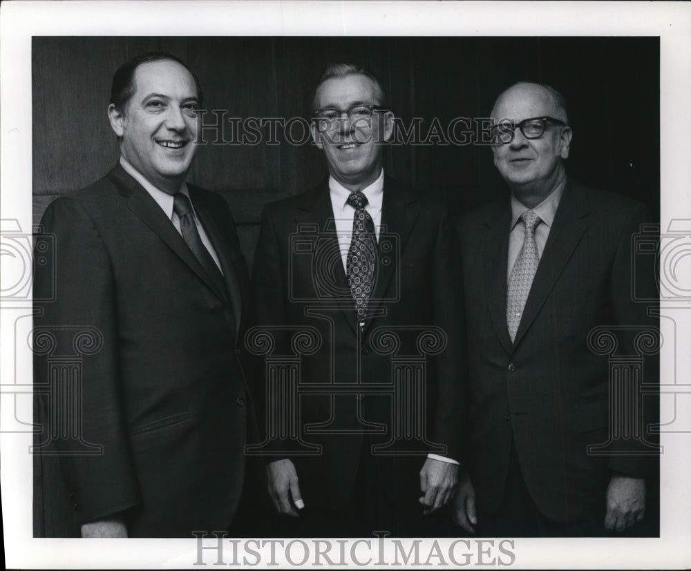 1971, George P. Samit, Donald Brady and Donald Foster. - cvp93393 - Historic Images