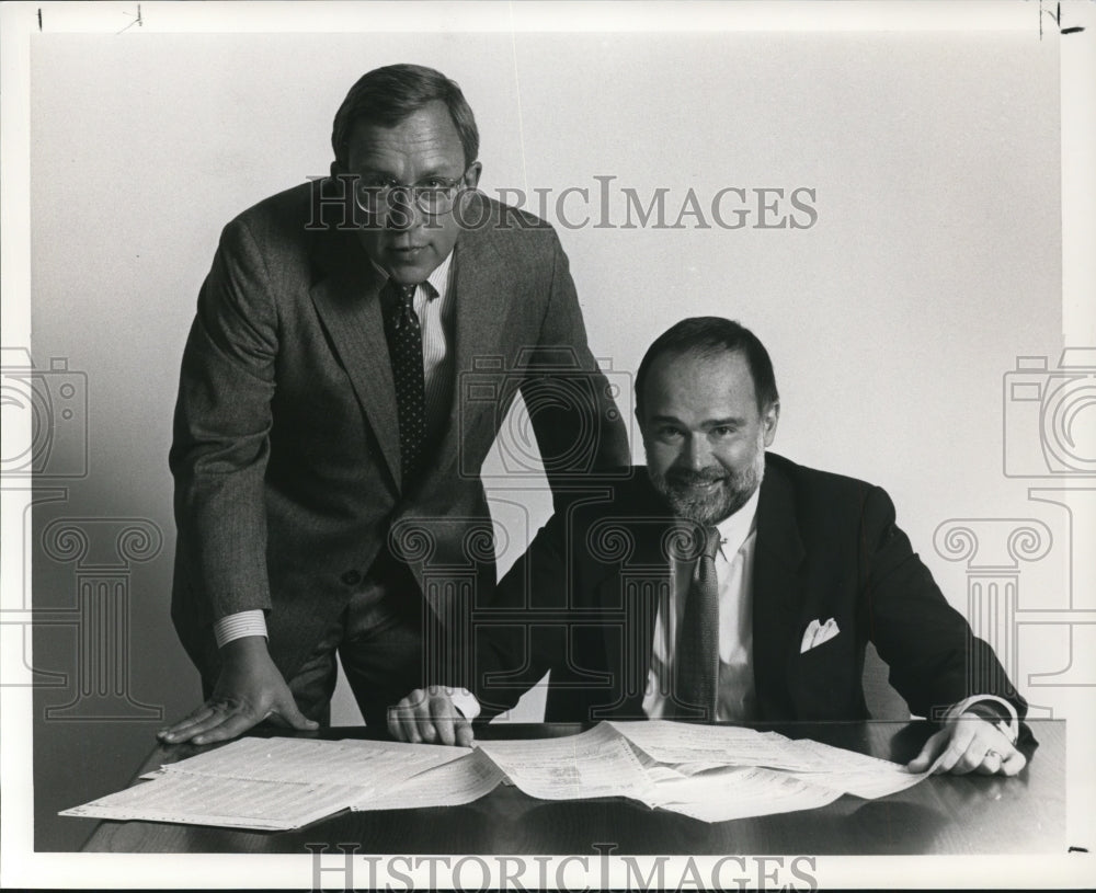 1991, James Roop and Ronald Watt - cvp93407 - Historic Images