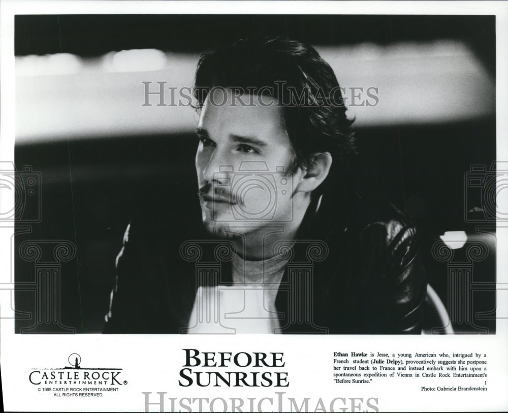 1995, Ethan Hawke in Before Sunrise. - cvp93546 - Historic Images