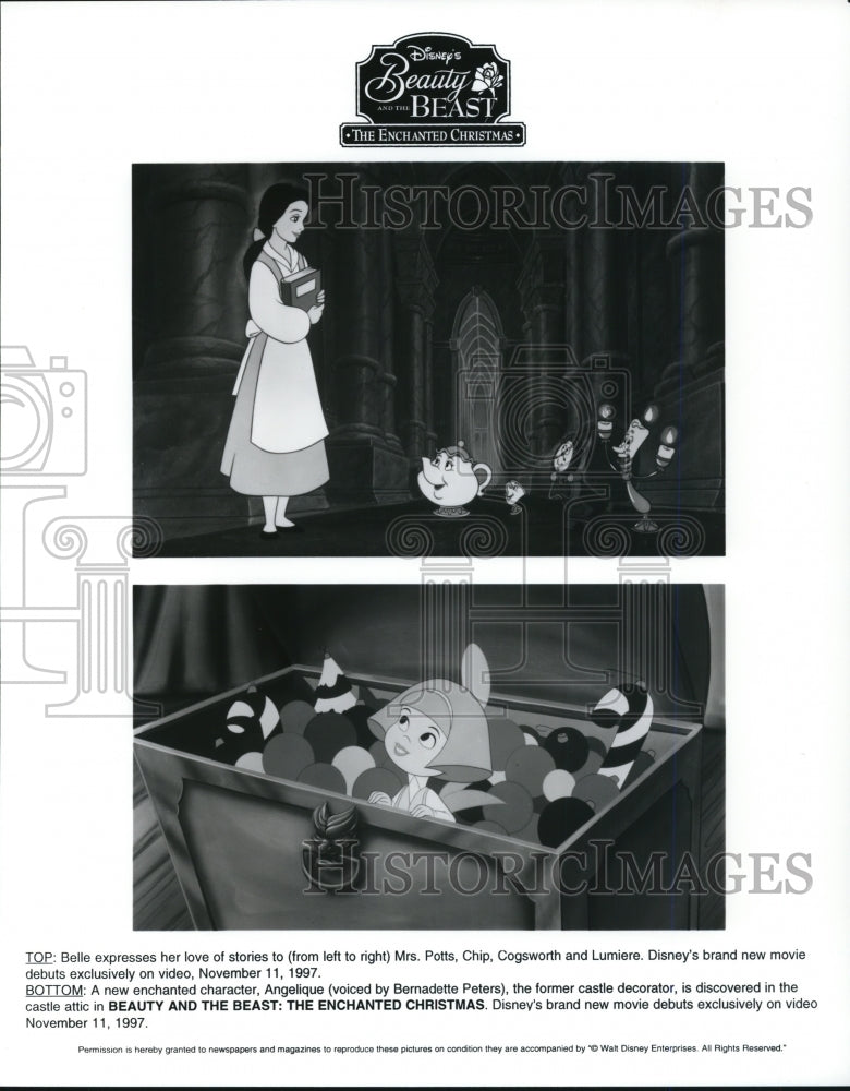 Press Photo Beauty And The Beast: The Enchanted Christmas - cvp93697 - Historic Images