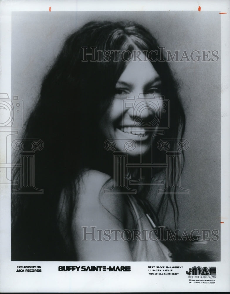 Press Photo Buffy Sainte Marie - cvp93801-Historic Images