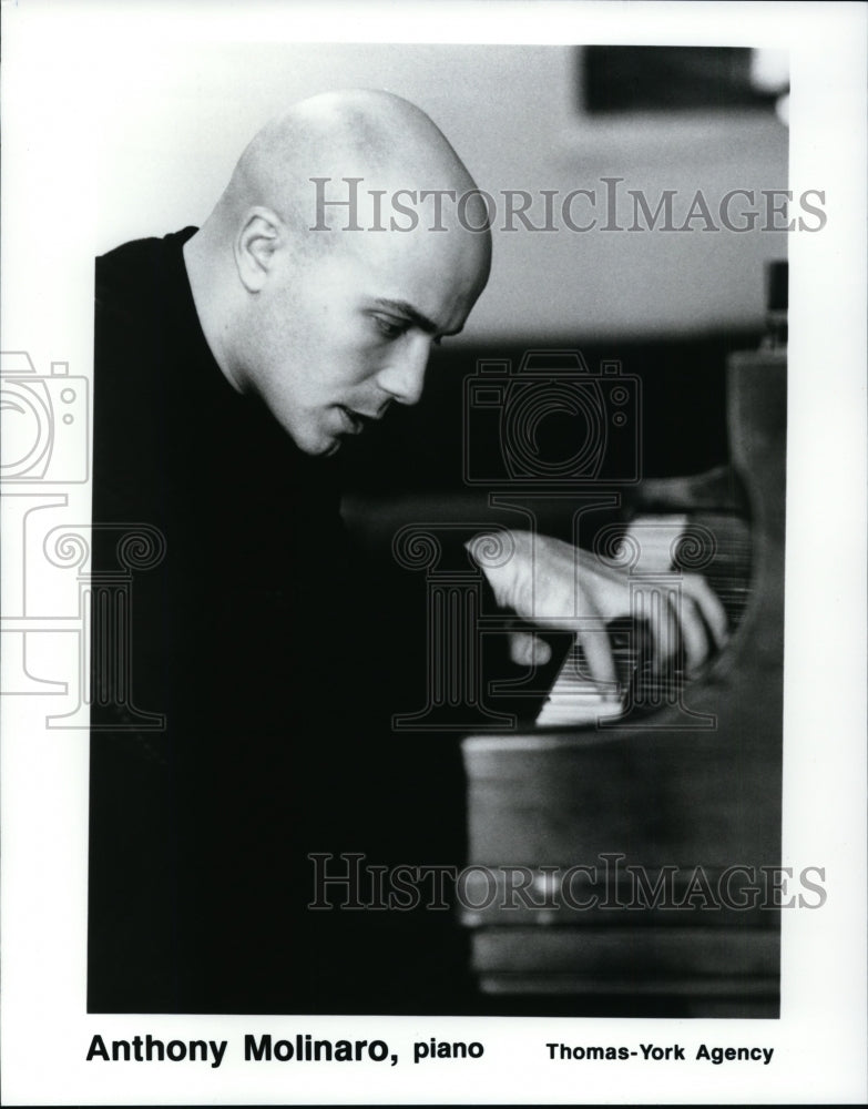 Press Photo Anthony Molinaro, pianist - cvp93873 - Historic Images