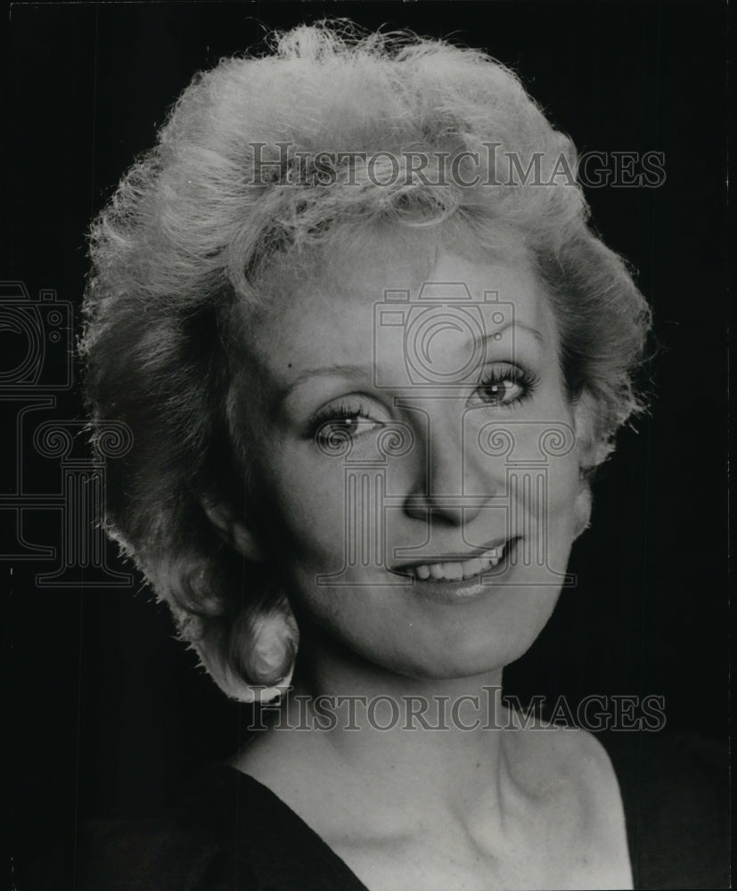 1985 Press Photo Jane Vernon-soprano - cvp94094 - Historic Images