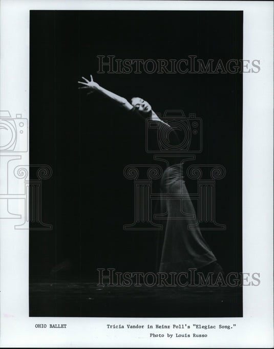 Press Photo Tricia Vandor in Heinz Poll's Elegiac Song - cvp94213 - Historic Images