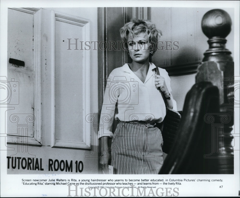 1983 Press Photo Julie Walters in Educating Rita. - cvp94375-Historic Images