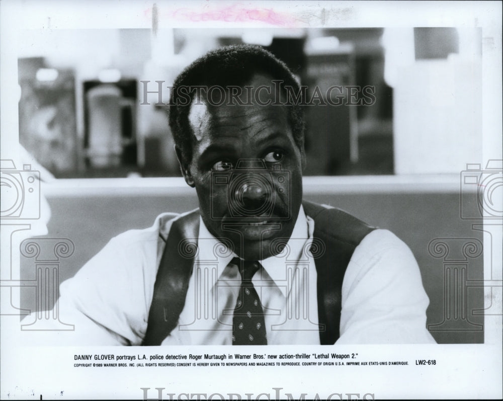 1989, Danny Glover in Lethal Weapon 2. - cvp94386 - Historic Images