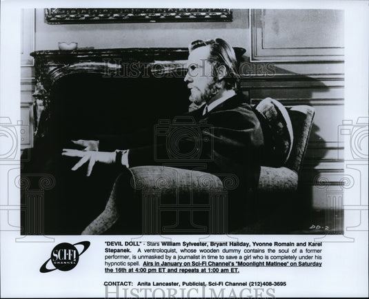 1993 Press Photo William Sylvester in Devil Doll. - cvp94466 - Historic Images