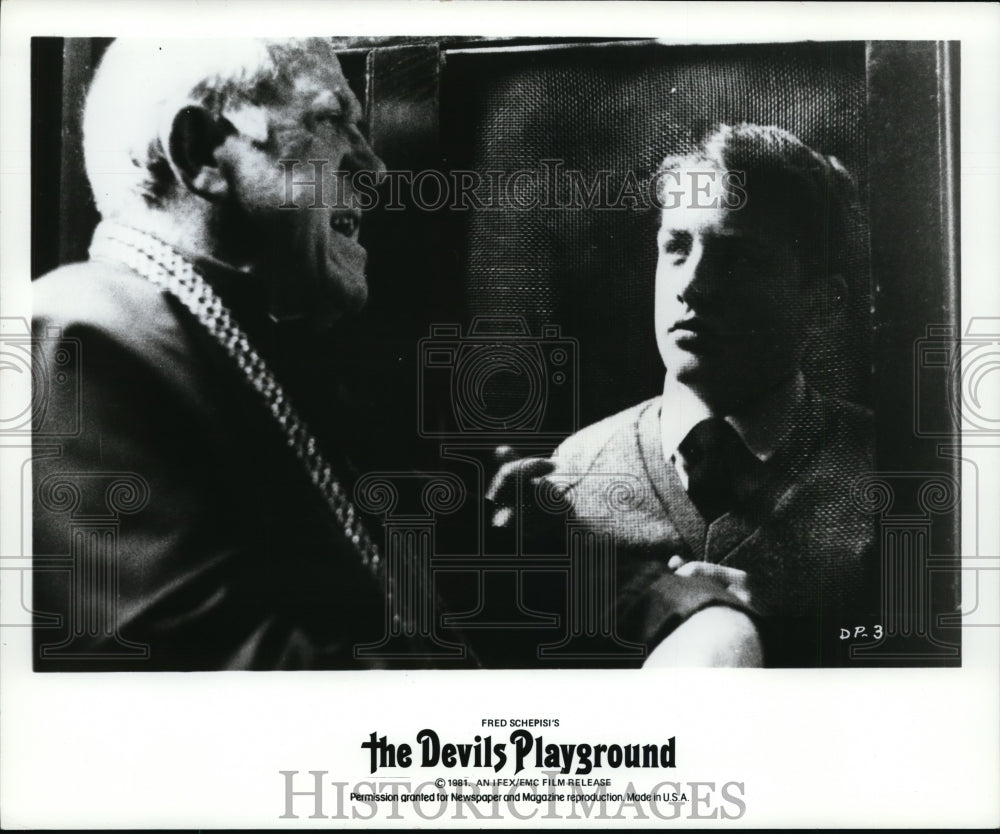1981, Simon Burke and Gerry Duggan in The Devils Playground. - Historic Images