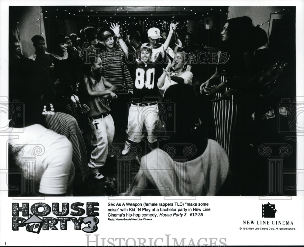 1993, TLC and Kid N Play in House Party 3. - cvp94481 - Historic Images