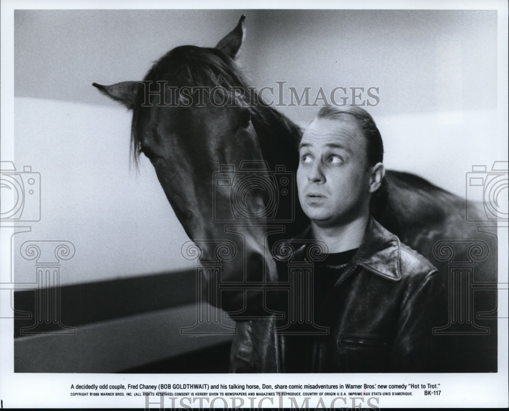1988 Press Photo Bob Goldthwait in Hot to Trot. - cvp94515 - Historic Images