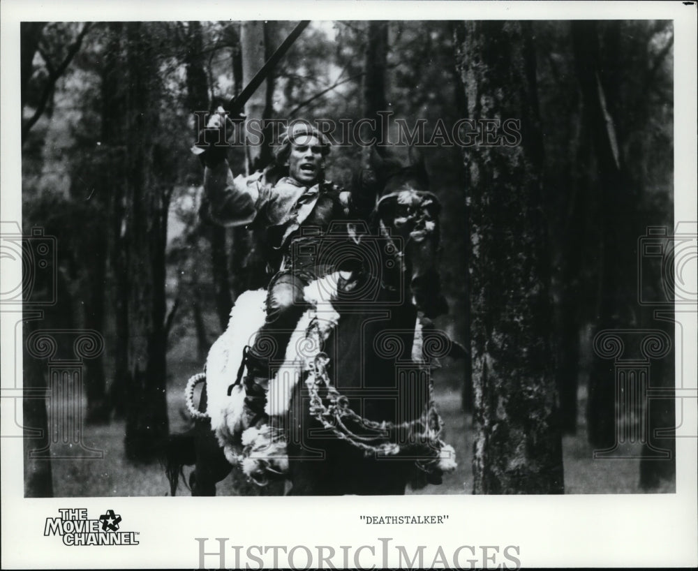 1986, A scene from Deathstalker. - cvp94541 - Historic Images