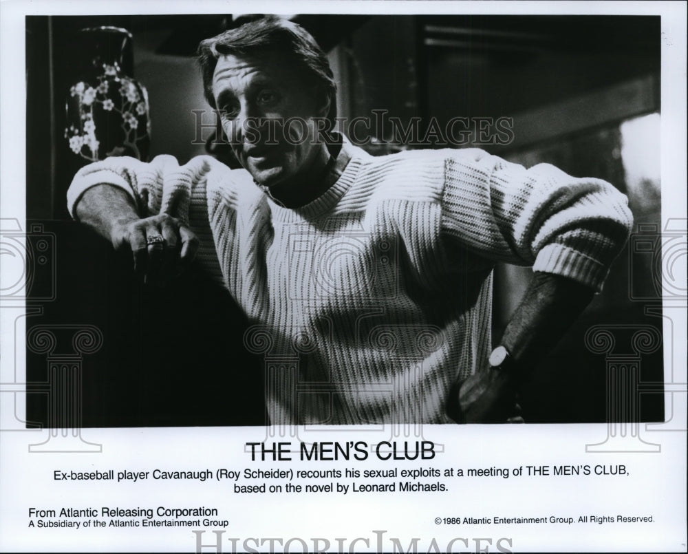 1986, Roy Schneider-The Men&#39;s Club - cvp94561 - Historic Images
