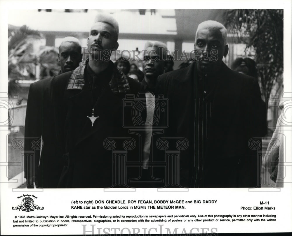 1993, Don Cheadle, Roy Fegan and Bobby McGee in The Meteor Man. - Historic Images