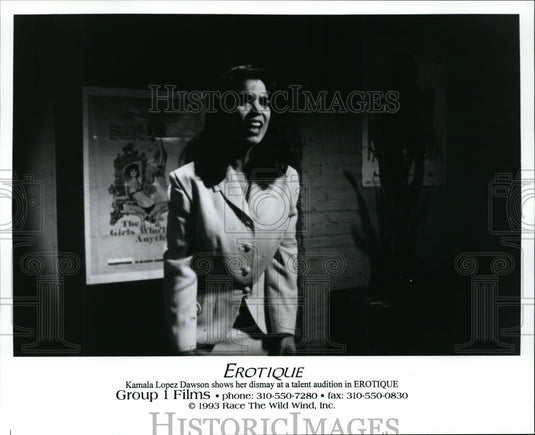 1993, Kamala Lopez Dawson in Erotique. - cvp94677 - Historic Images