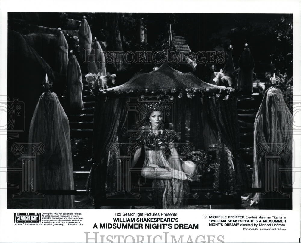 1999 Press Photo Michelle Pfeiffer-A Midsummer Night&#39;s Dream - cvp94698 - Historic Images