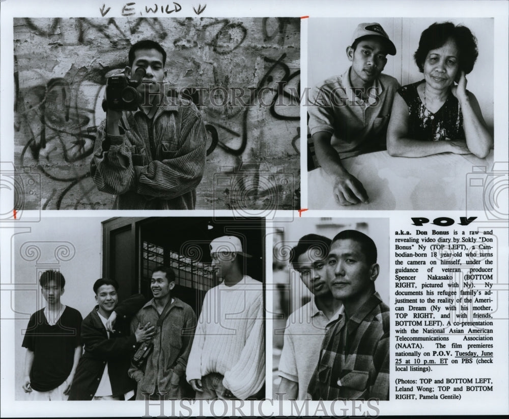 1996, Sokly &quot;Don Bonus&quot; Ny with his mentor Spencer Nakasako - Historic Images