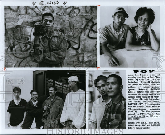 1996, Sokly "Don Bonus" Ny with his mentor Spencer Nakasako - Historic Images