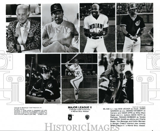 1994 Press Photo Major League II movie scenes - cvp95242 - Historic Images