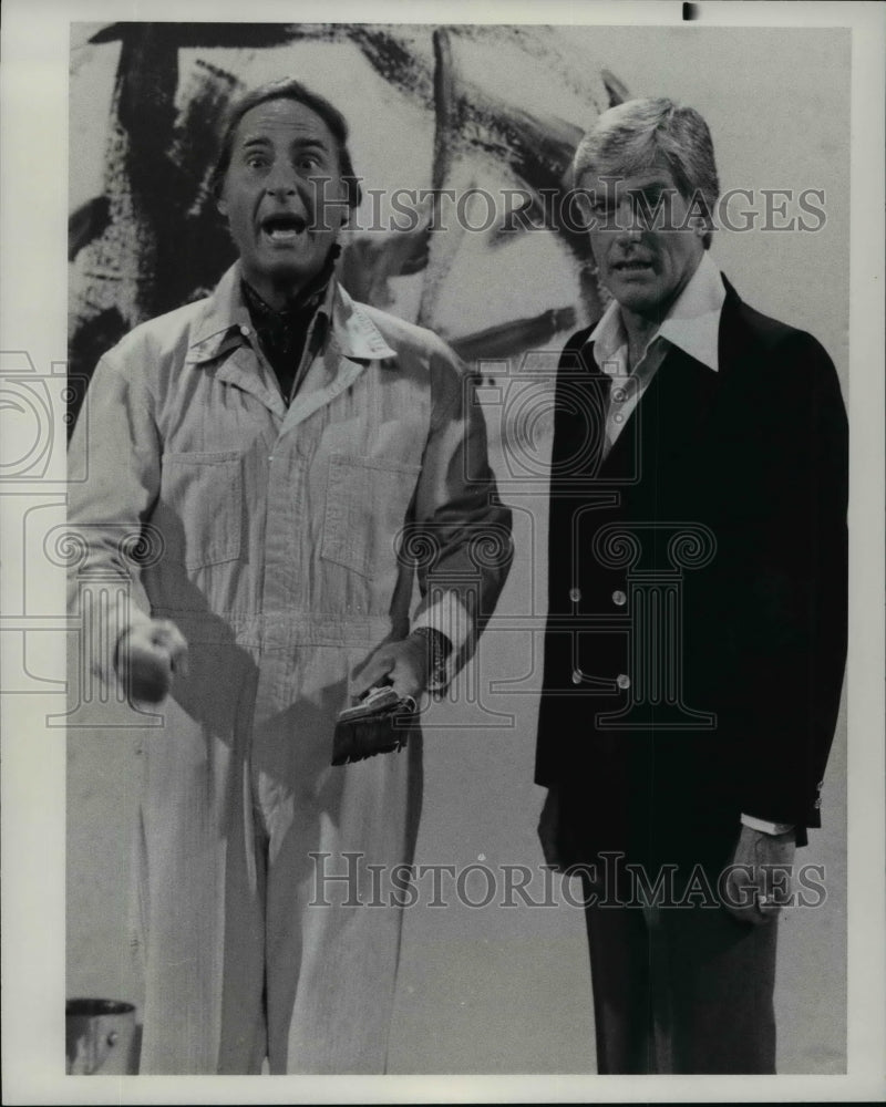 1976 Press Photo Sid Caesar and Dick Van Dyke - cvp95366 - Historic Images