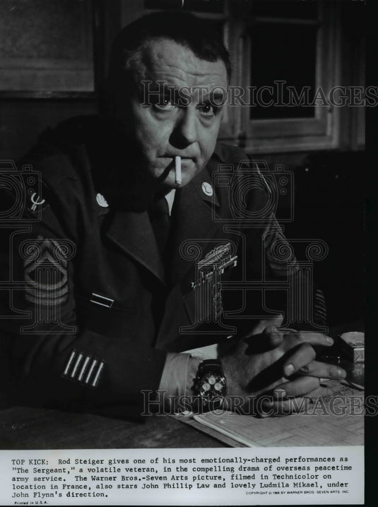 1969 Press Photo Rod Steiger-The Segeant - cvp95687 - Historic Images
