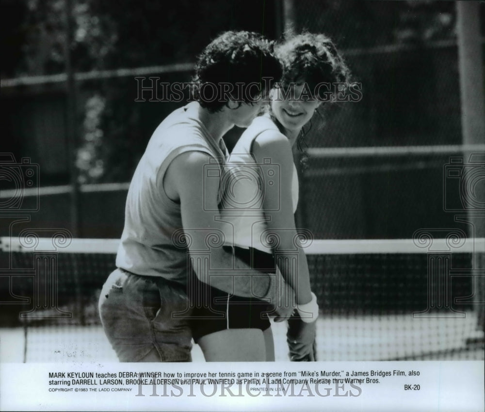 1986, Mike&#39;s Murder-Mark Keyloun and Debra Winger - cvp96032 - Historic Images