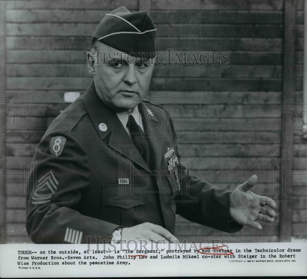1969, Rod Steiger-The Sergeant movie scene - cvp96101 - Historic Images