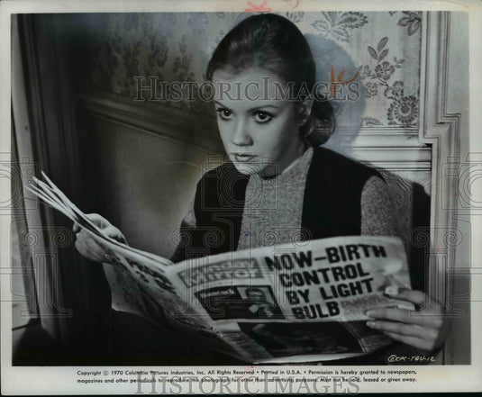 1970 Press Photo Hayley Mills in Take a Girl Like You. - cvp96121-Historic Images