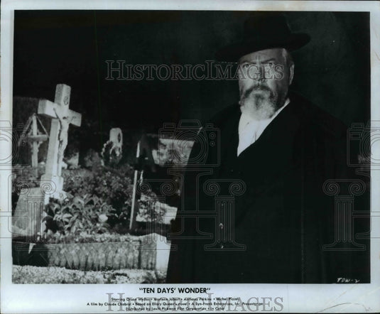 1972, Orson Welles in Ten Days' Wonder. - cvp96194 - Historic Images