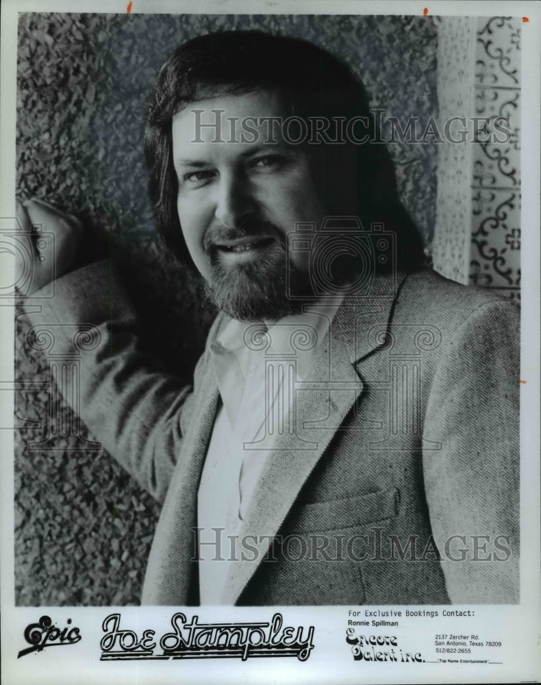 Press Photo Joe Stampley, singer - cvp96321 - Historic Images