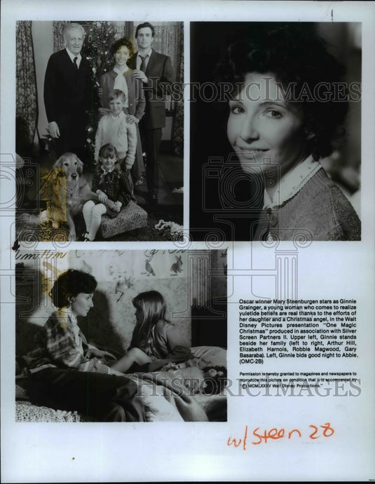 1985 Press Photo Mary Steenburgen stars as Ginnie Grainger "One Magic Christmas" - Historic Images