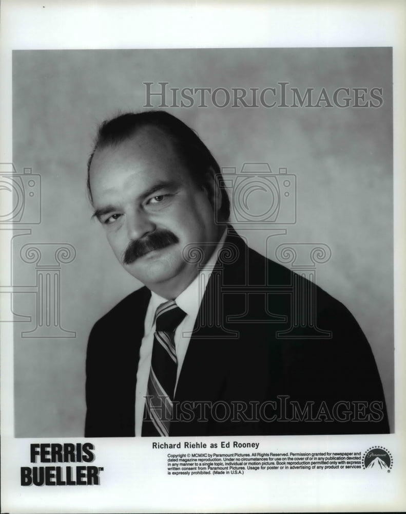 Press Photo Richard Richie as Ed Rooney in Ferris Bueller - cvp96447 - Historic Images