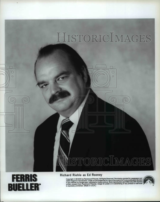 Press Photo Richard Richie as Ed Rooney in Ferris Bueller - cvp96447 - Historic Images