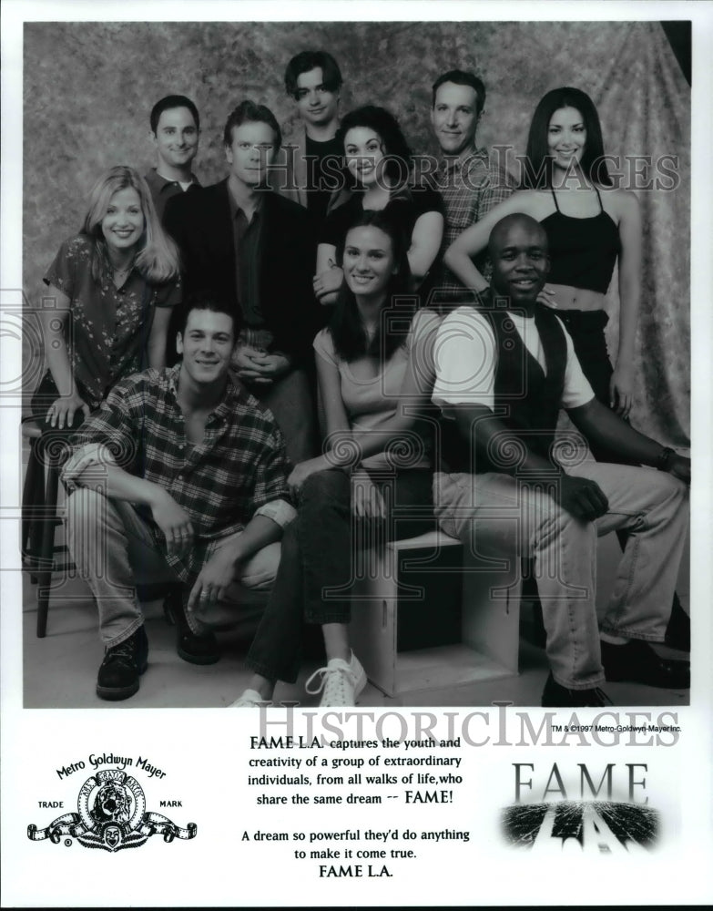 1997 Press Photo The cast of Fame L.A. - cvp96452 - Historic Images