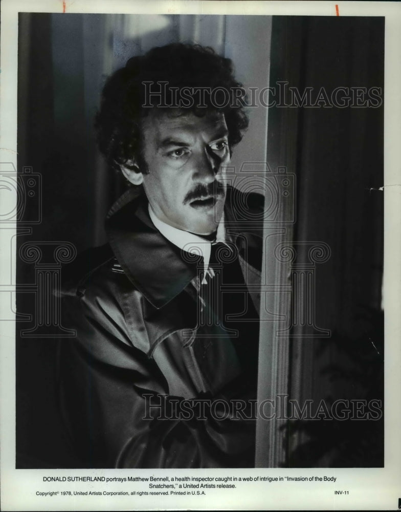 1978 Press Photo Donald Sutherland-Invasion of the Body Snatchers - cvp96554-Historic Images
