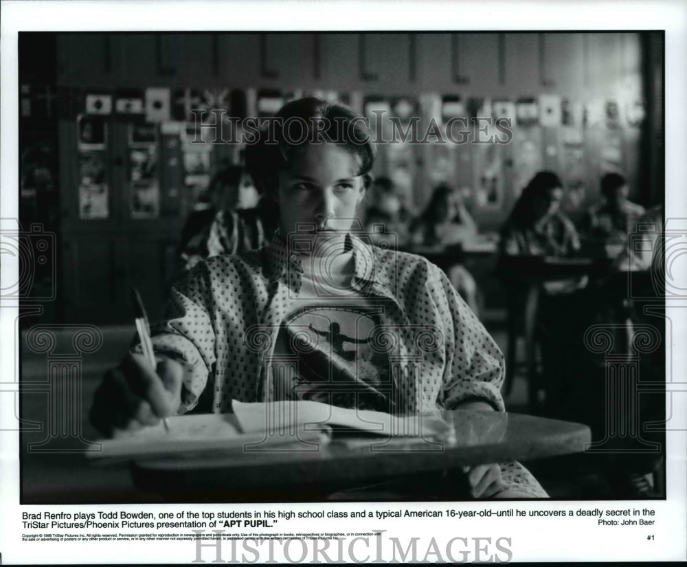 Press Photo Brad Renfro-Apt Pupil - cvp96608-Historic Images