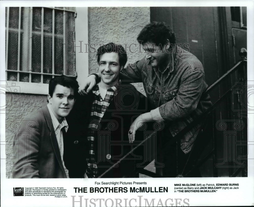 Press Photo Mike McGlone, Edward Burns, & Jack Mulcahy in The Brothers McMullen - Historic Images