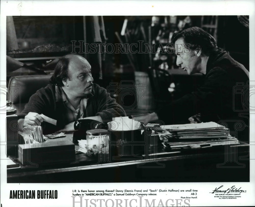 1996, American Buffalo-Dennis Franz and Dustin Hoffman - cvp96653 - Historic Images