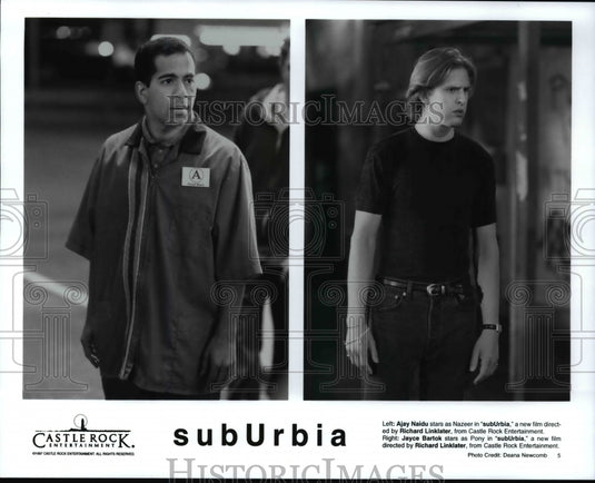 1997, Ajay Naidu and Jayce Bartok in subUrbia. - cvp96689 - Historic Images